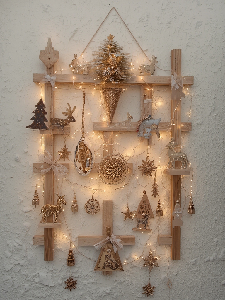 DIY Christmas wall decor