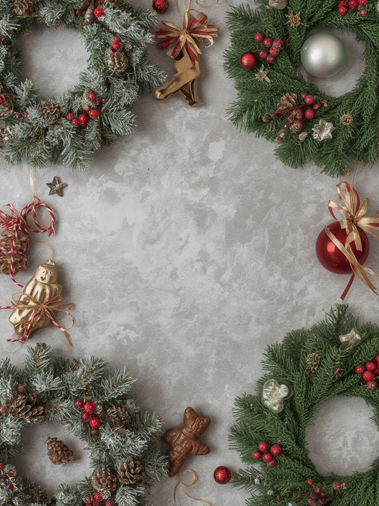 DIY Christmas wreaths supplies