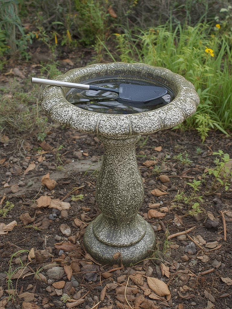 DIY bird bath supplies