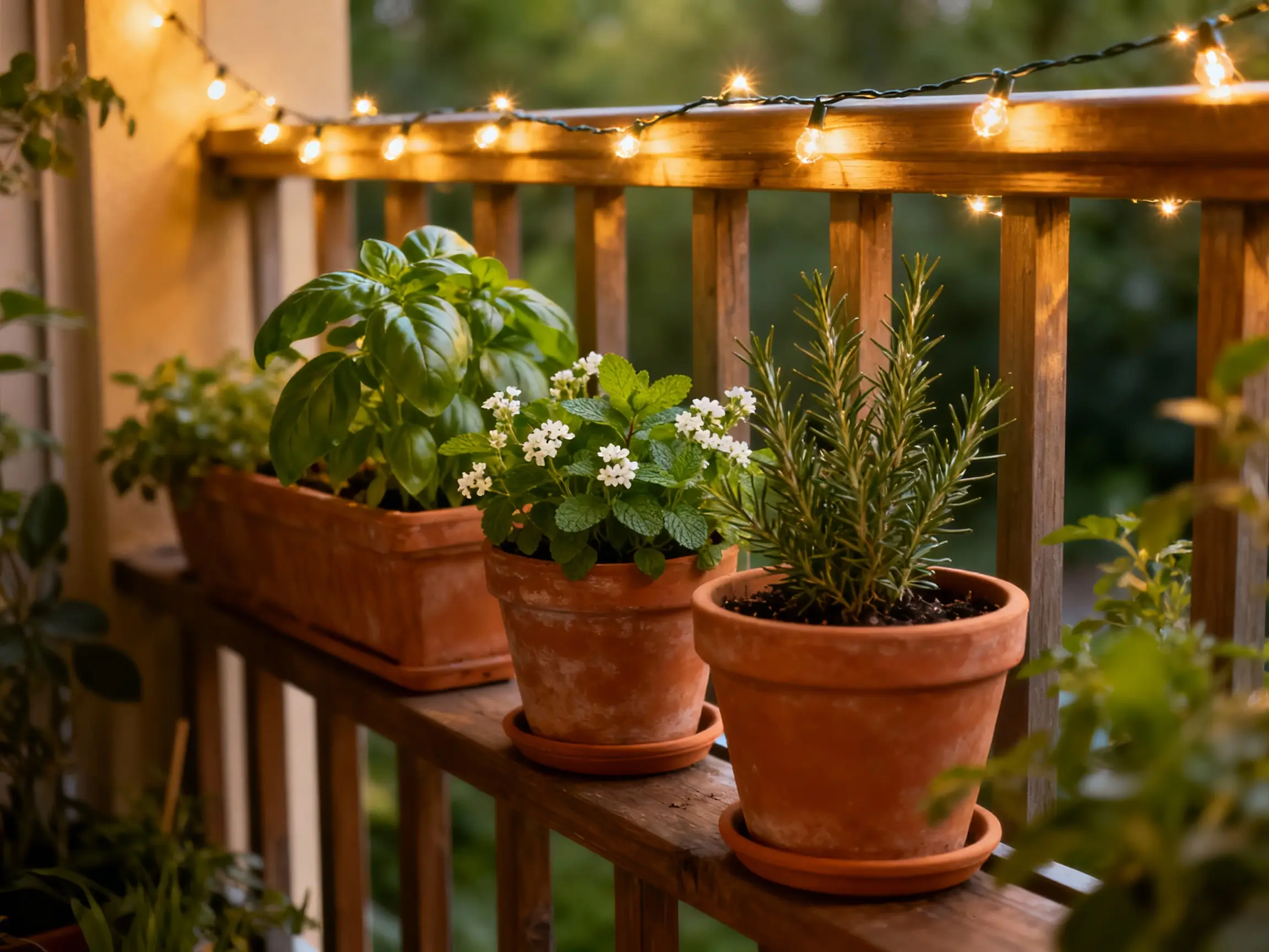 garden ideas Cozy_balcony_herb_garden