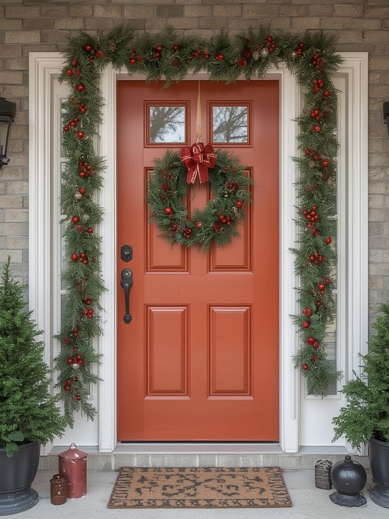 holiday door decorations DIY