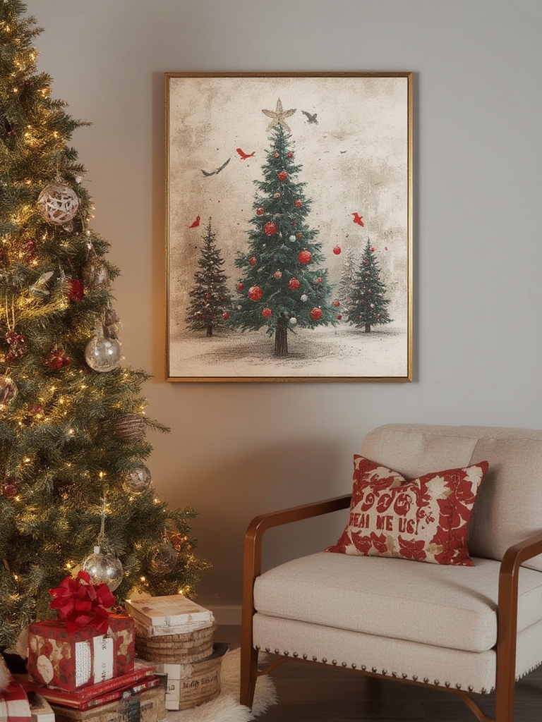 holiday wall art ideas