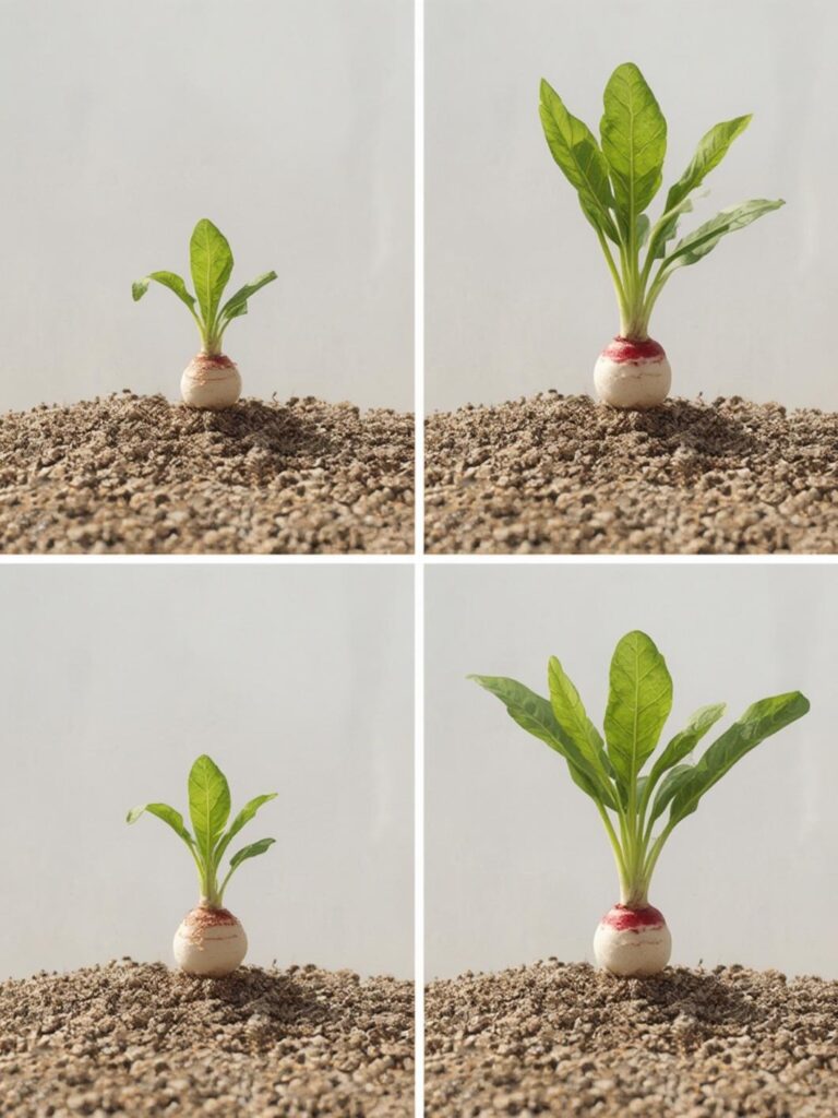 easy radish seeds steps