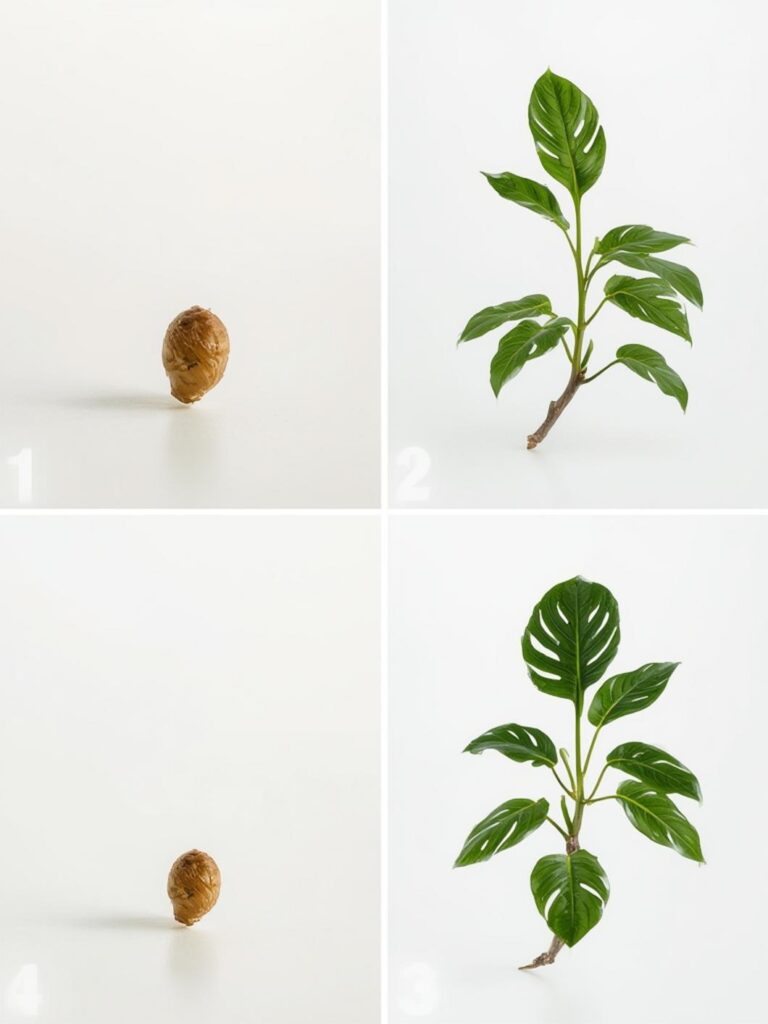 Monstera Thai Constellation steps