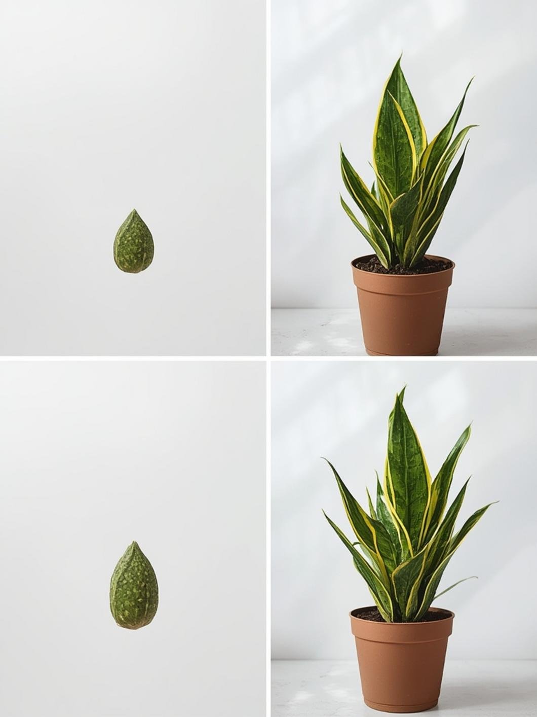 Snake Plant Moonshine Growth